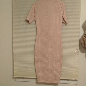Light pink midi dress